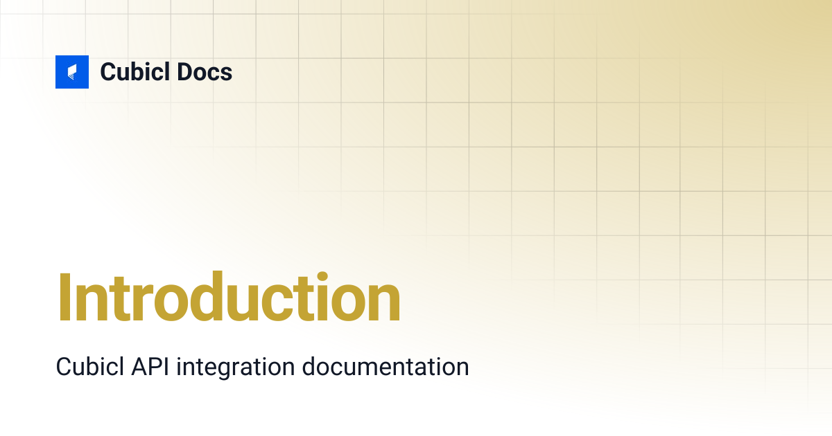 Introduction | Cubicl Docs
